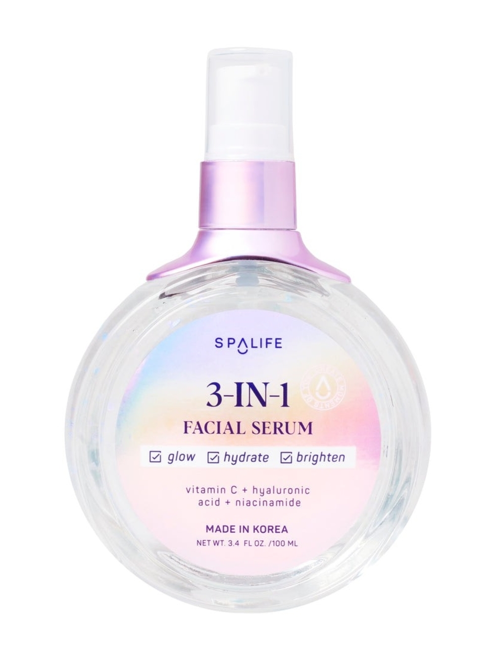 Spalife 3-IN-1 Facial Serum — Iridescent Pink Bottle